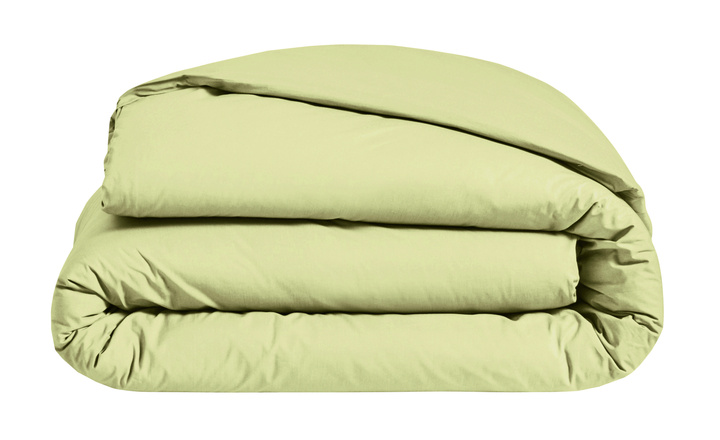 Pościel perkalowa Blanc Des Vosges Uni Pistacjowa