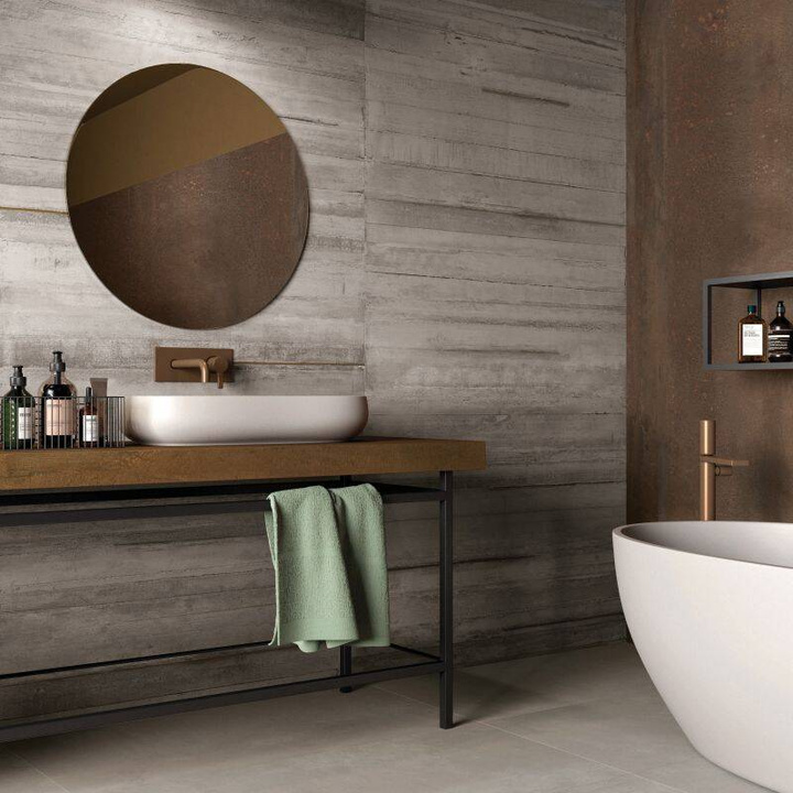 ABK LAB325 Base Ash - płytka ceramiczna/gres 120x120 cm rett. 9 mm naturale
