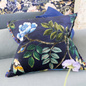 Poduszka dekoracyjna Designers Guild Porcelaine de Chine Velours Indigo