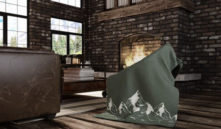 Pled bawełniany Eskimo Albis Olive