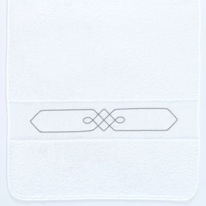 Ręcznik Abyss & Habidecor Spencer White/Silver