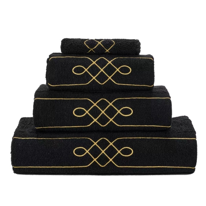 Ręcznik Abyss & Habidecor Spencer Black/Gold