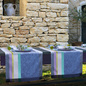 Bieżnik żakardowy Le Jacquard Français Provence Lavender Blue