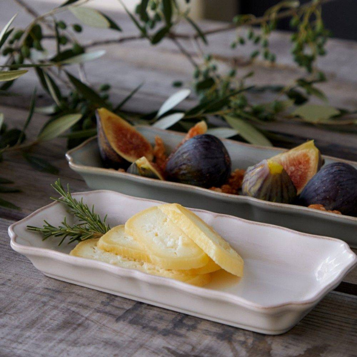 Tacka prostokątna Costa Nova Alentejo White 21 cm