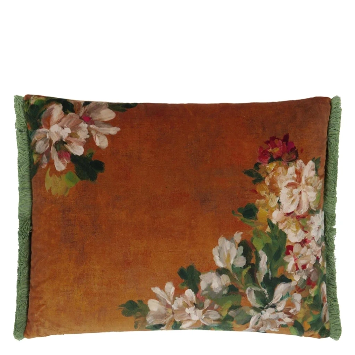 Poduszka dekoracyjna Designers Guild Fleurs D'Artistes Terracotta