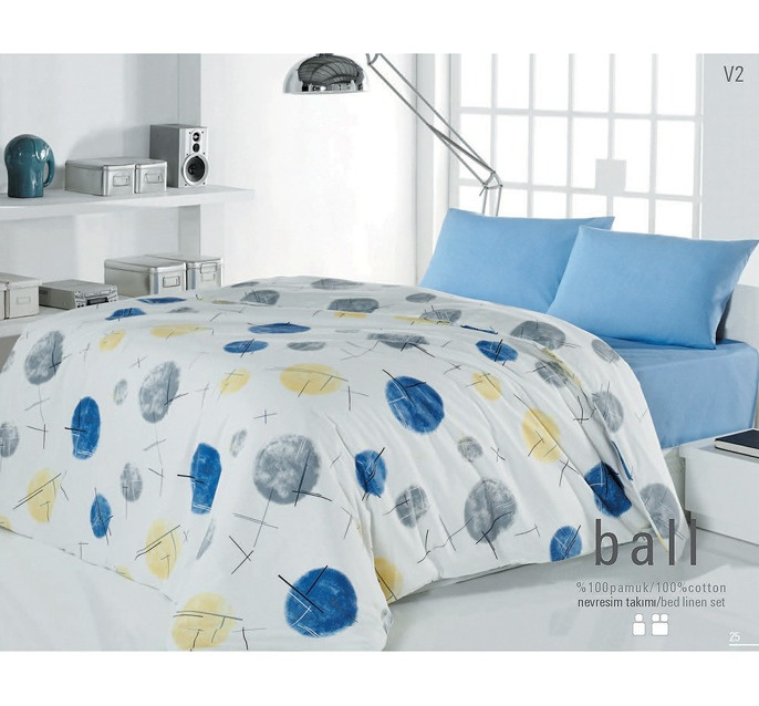 Pościel bawełniana Sarev Ball Blue