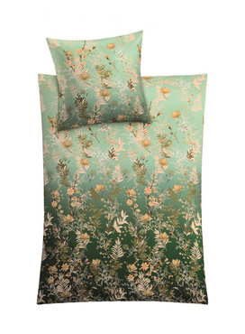 Komplet pościeli satynowej Kleine Wolke Zahra Pistaziengrün