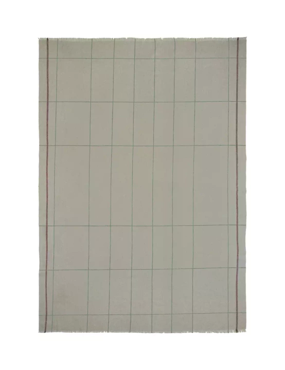 Pled wełniany Elvang Square Light Green