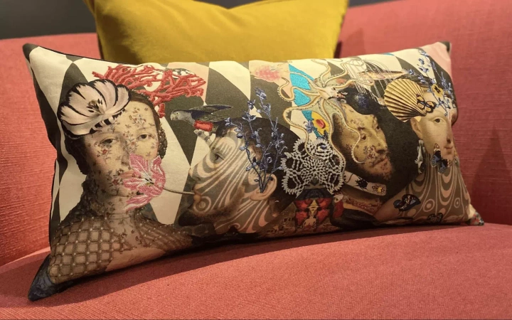 Poduszka dekoracyjna Christian Lacroix Le Curieux Argile Ostatnie Sztuki 