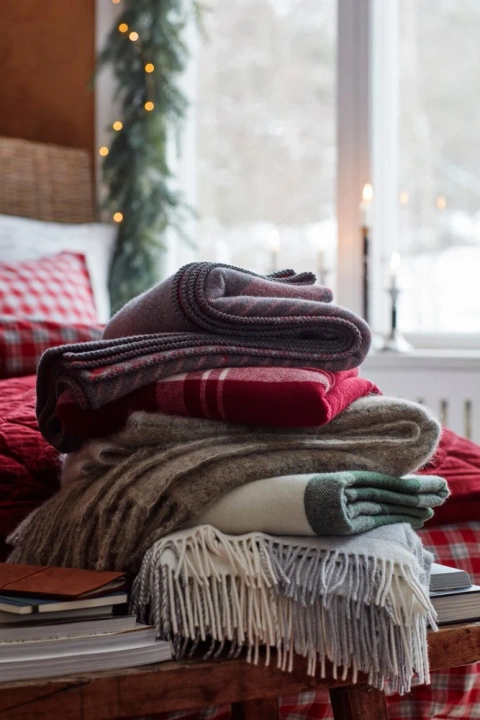 Pled wełniany Lexington Checked Green