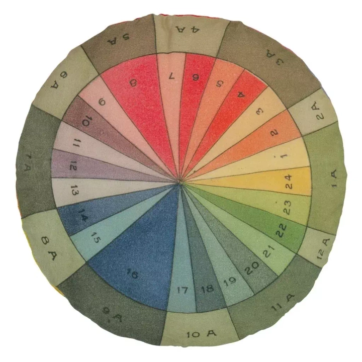 Poduszka dekoracyjna John Derian Colour Wheel Multicolour
