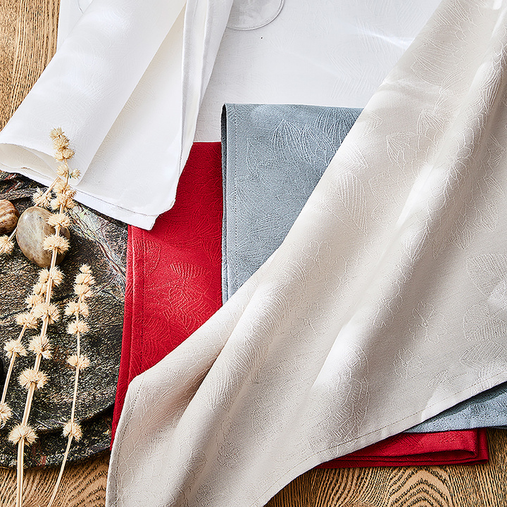 Serwetka bawełniana Le Jacquard Français Marie Galante Beige