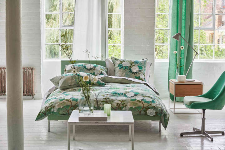 Poszwa satynowa Designers Guild Fleur Orientale