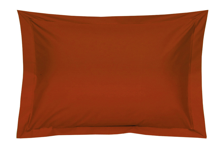 Poszewka perkalowa Blanc Des Vosges UNI Ceglana