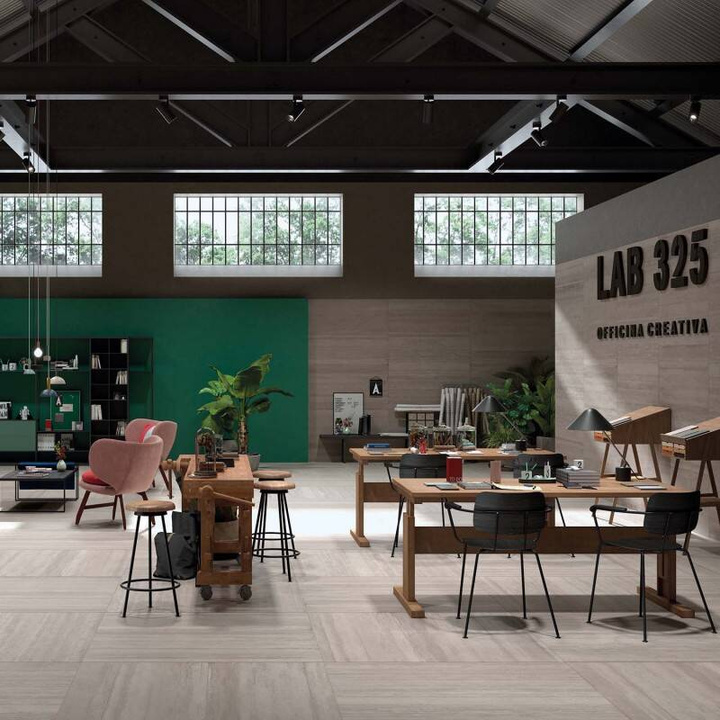 ABK LAB325 Form Ash - płytka ceramiczna/gres 120x280 cm rett. 6 mm naturale