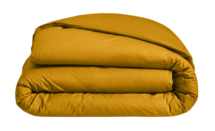 Pościel perkalowa Blanc Des Vosges Uni Złota