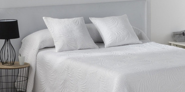 Poszewka na poduszkę JVR Tejidos Lido Blanco OSTATNIE SZTUKI