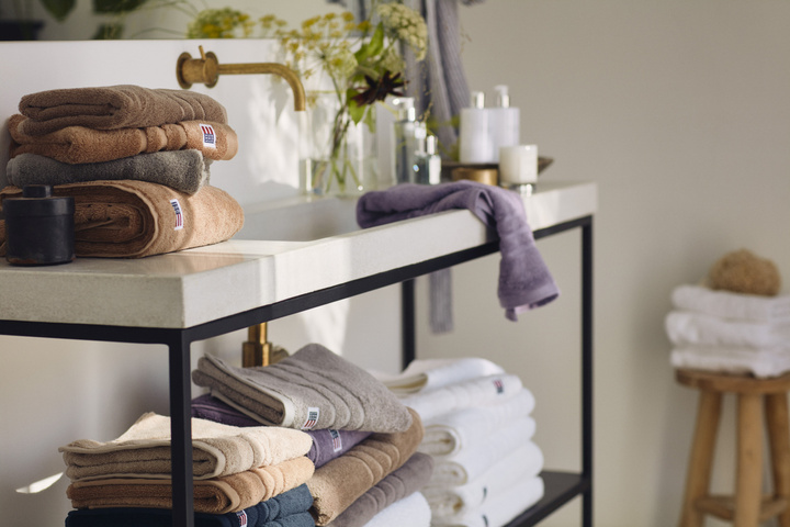 Ręcznik bawełniany Lexington Icons Original Moonbeam