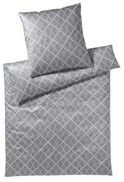 Poszewka satynowa Elegante Trocca Grey 100% bawełna