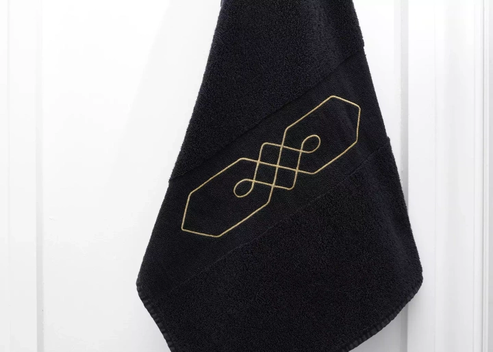 Ręcznik Abyss & Habidecor Spencer Black/Gold