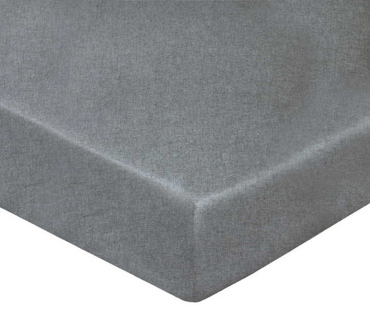 Prześcieradło ekologiczne ze ściągaczem Blanc Des Vosges Avenir Ressources Antracytowe