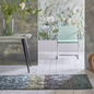 Dywan ręcznie tkany Designers Guild Ogee Ocean