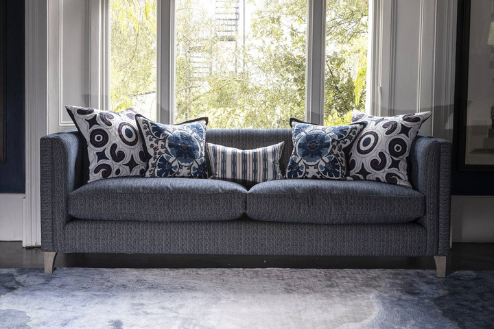 Poduszka dekoracyjna William Yeoward Iluka Indigo