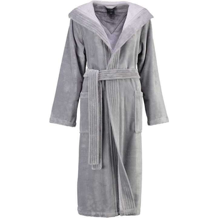 Szlafrok damski Cawo Basic Hooded Graphite