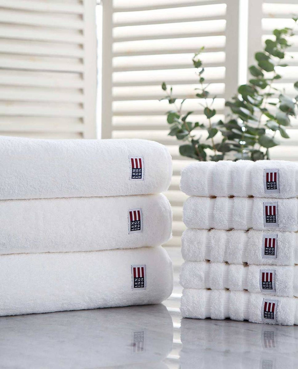 Ręcznik bawełniany Lexington Icons Original White