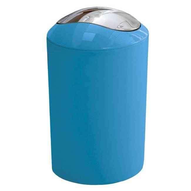 Kosz na śmieci Kleine Wolke Glossy Turquoise