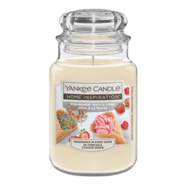 Świeca zapachowa Yankee Candle Strawberry Waffle Cone duża