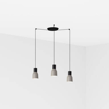 Lampa wisząca Faro Barcelona Kombo 120 Grey 3L bez wtyczki