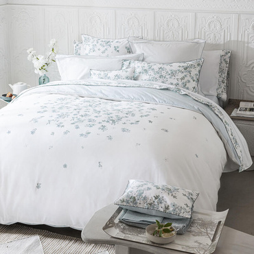Pościel satynowa Le Jacquard Français Manuka Blue