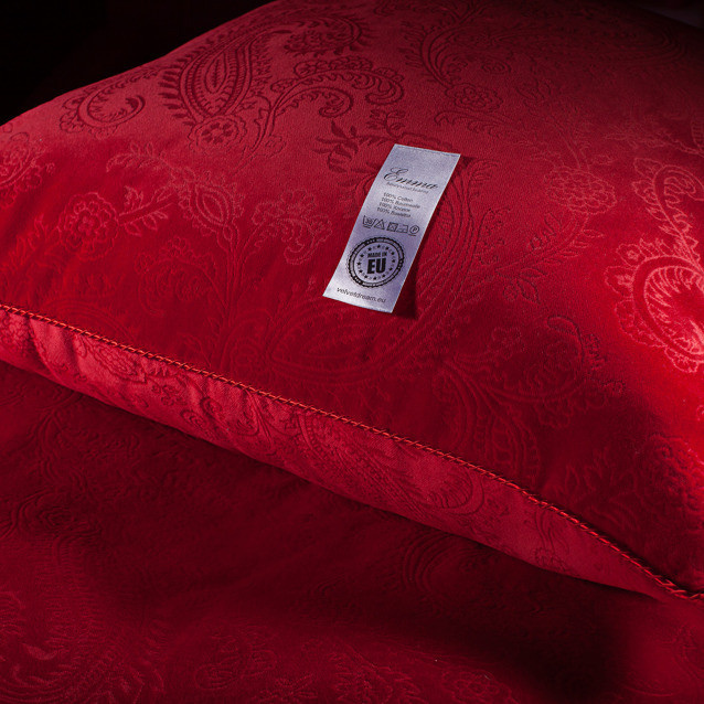 Komplet pościeli aksamitnej Emma Exclusive hot red
