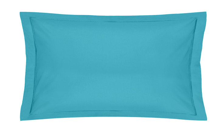 Pościel perkalowa Blanc Des Vosges Uni Morska