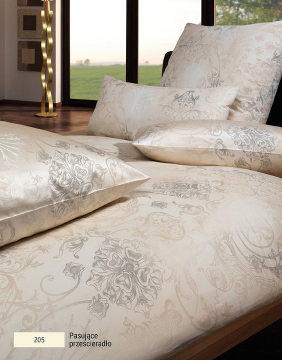 Komplet pościeli Estella Atelier Interlock Jersey Gregorio Sand