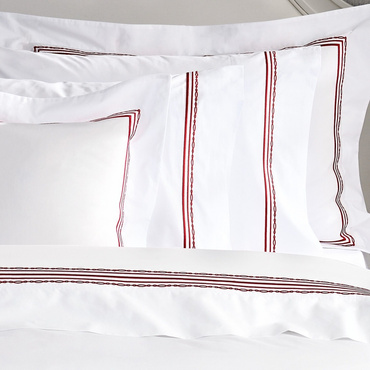 Komplet pościeli perkalowej Valeron Atlas Red