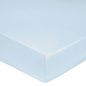 Prześcieradło perkalowe ze ściągaczem Blanc Des Vosges UNI Błękitne