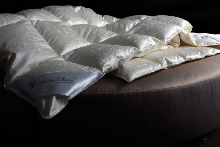 Kołdra puchowa Seidenweber Jupiter Letnia (100% puch, 100% tkanina jedwabna)