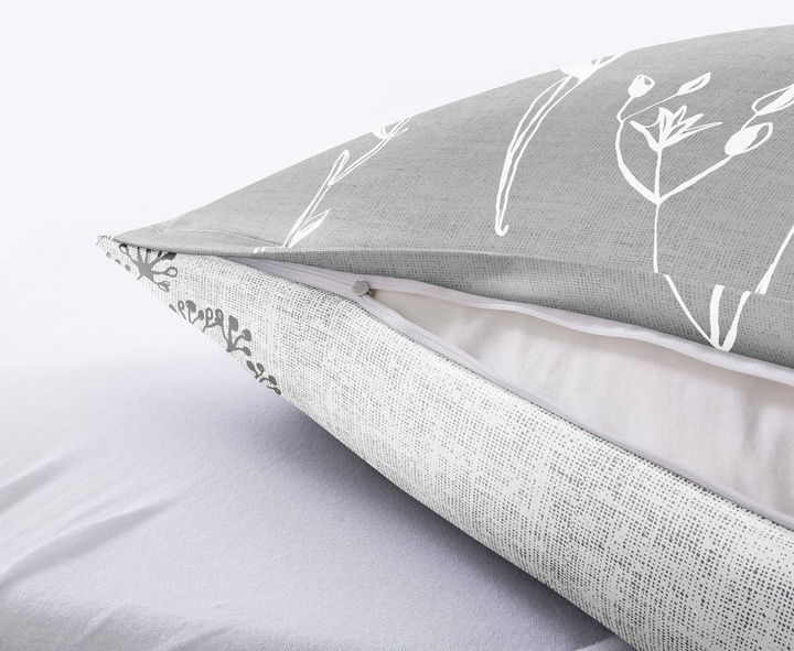 Komplet pościeli satynowej Kleine Wolke Savannah Grau