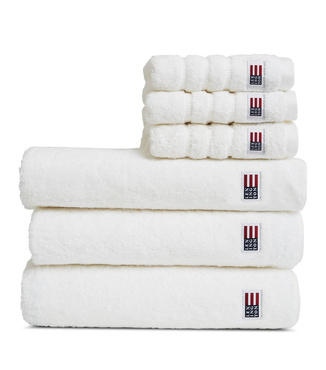 Ręcznik bawełniany Lexington Icons Original White