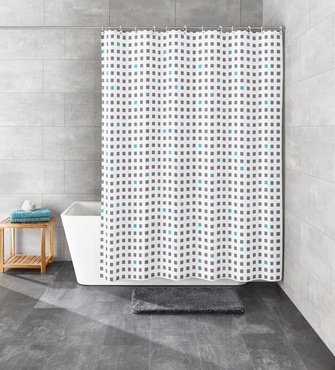 Zasłona prysznicowa Kleine Wolke Casket Grey