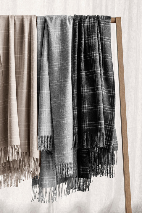 Pled wełniany Elvang Superior Light Grey