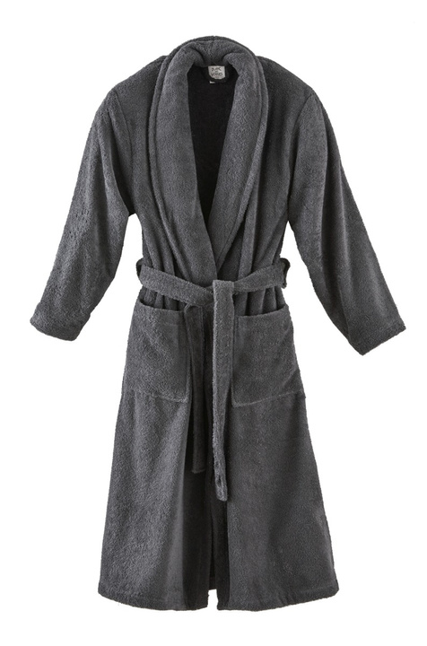 Szlafrok Blanc Des Vosges Uni Antracytowy