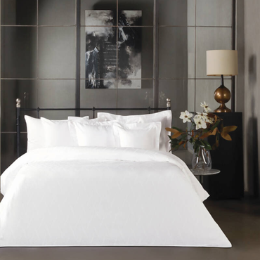 Komplet pościeli żakardowej Valeron Nocturnal White