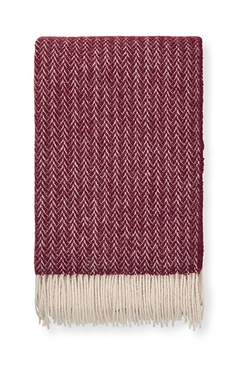 Pled wełniany Elvang Hope Wine Red