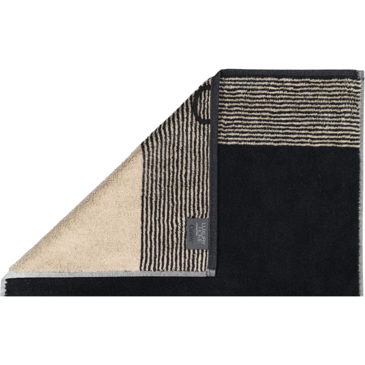 Ręcznik Cawo Luxury Home Two-Tone Schwarz