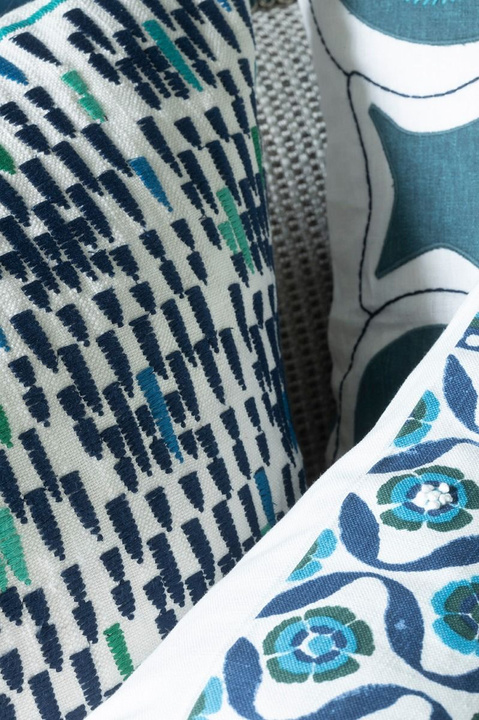 Poduszka dekoracyjna William Yeoward Zaley Indigo