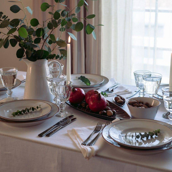 Miska do zupy Costa Nova Beja White Red 14 cm