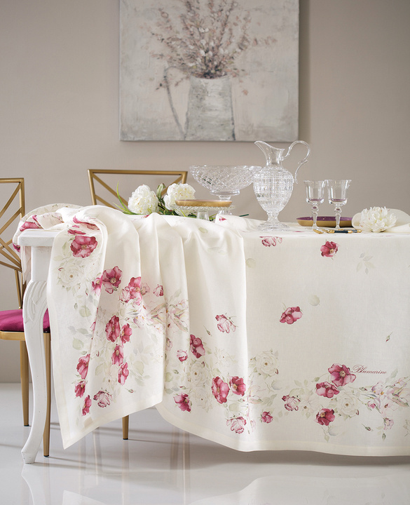 Obrus lniany Blumarine Trisha Blue